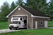 Selecting the appropriate garage door size for an RV or SUV