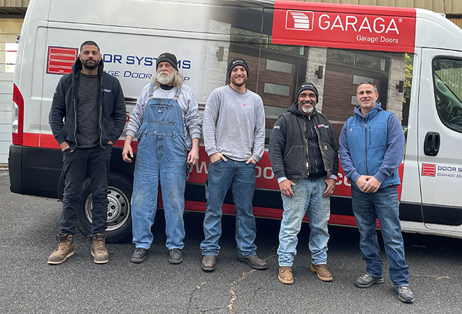 Atlas-Coles Door Systems team in Windsor, experts in garage door installation, repair, and maintenance