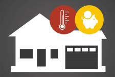 Save energy and money with new garage door weatherstripping.