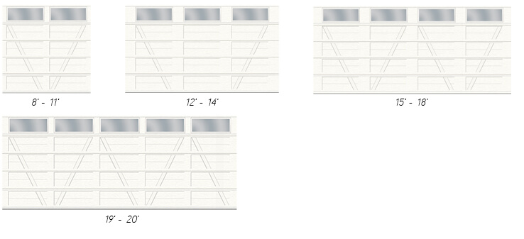Layouts V Layout, 2-Slat Base